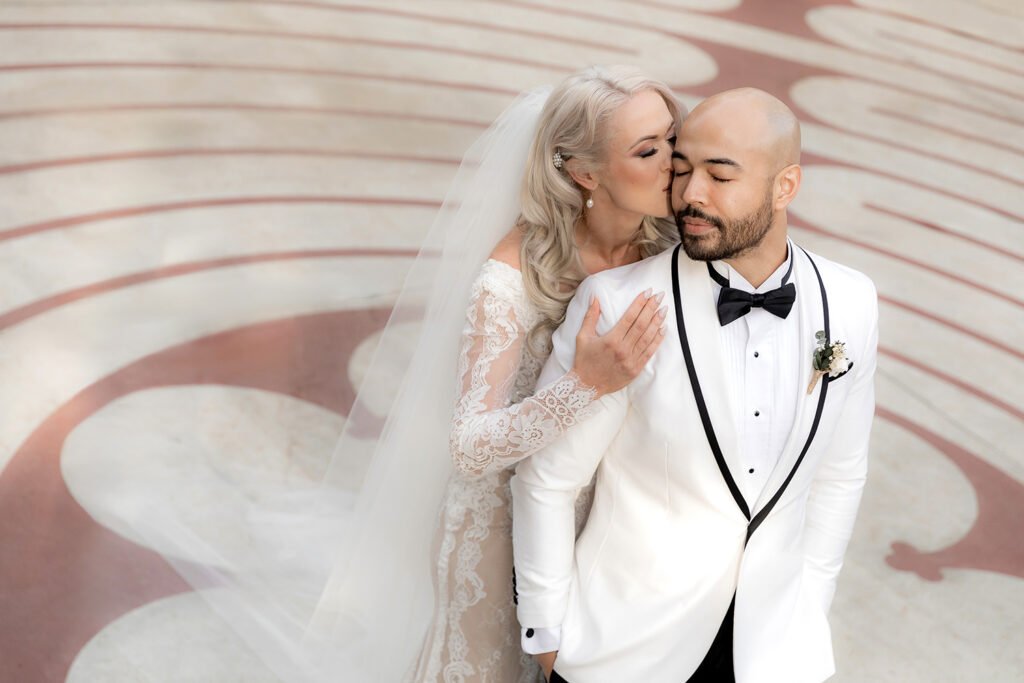 Bride and groom wedding portrait in Sacramento